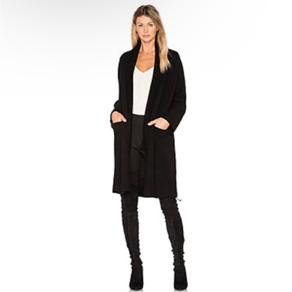Vince 51% wool, 49% yack shawl lapel open cardigan NEW